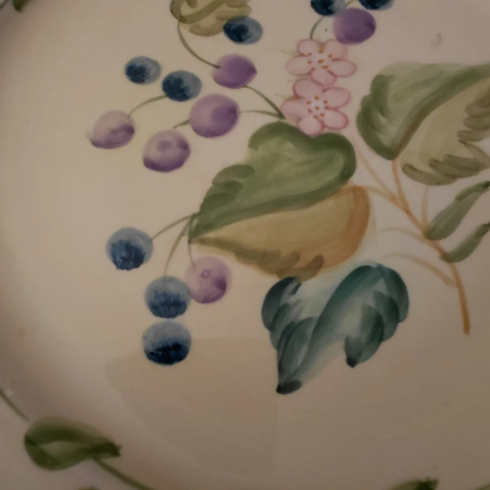 Vintage Hand-Painted Plate
